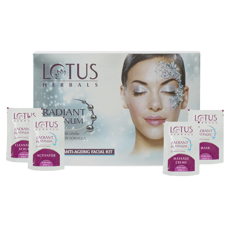 Lotus Herbals Lotus HerbalRADIANT PLATINUM Anti-Agng FC KIT200 gm Box