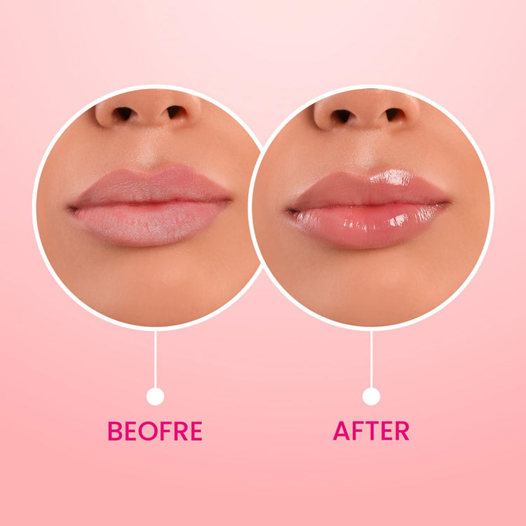 Lotus Make-Up Proedit Tinted Lip Oil Enriched with Hyaluronic Acid | Lip Treatment | Lightweight | Non-Sticky | 6.5ml (Nude, 6.5ml)