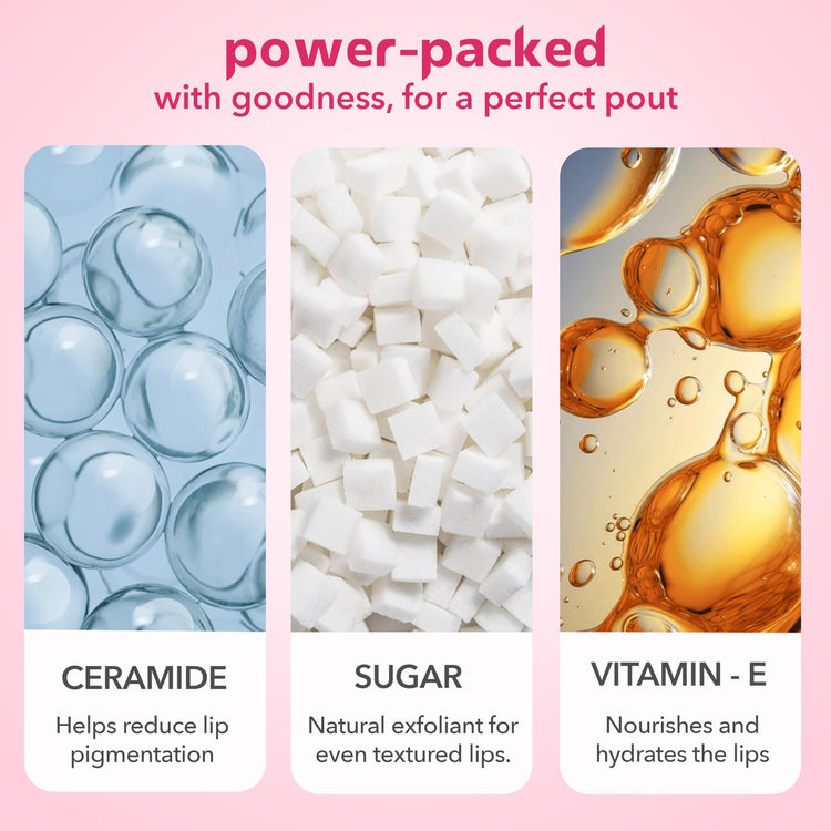 Lotus Herbals Sugar Delight Lip Balm with SPF 15 for Dry and Chapped Lips (Pink, 10gm)(PACK OF 2)