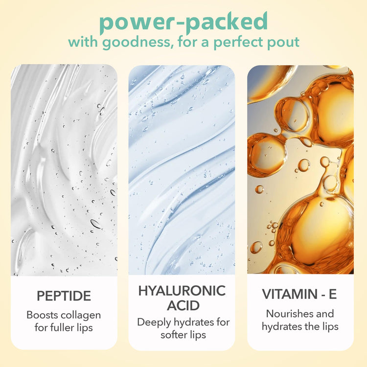 Lotus Herbals Peptide Lip Balm with SPF 15 for Dry and Chapped Lips (Transparent, 10gm)(PACK OF 2)