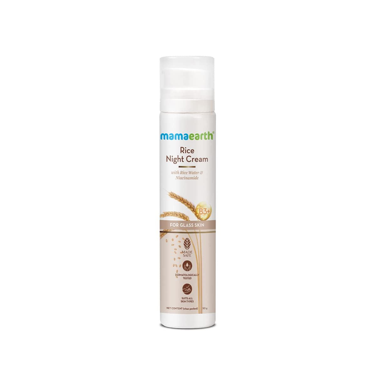 Rice Night Cream With Rice Water & Niacinamide for Glass Skin - 50 g