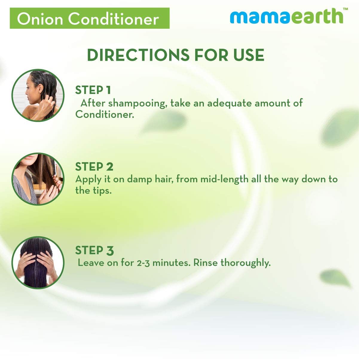 Onion Hair Mask, For Hair Fall Control, With Onion Oil and Organic Bamboo Vinegar, 200ml