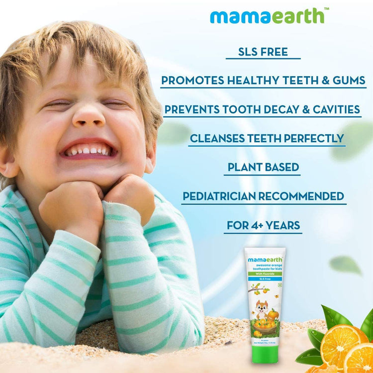 Mamaearth BB Toothpaste Orange 50gm