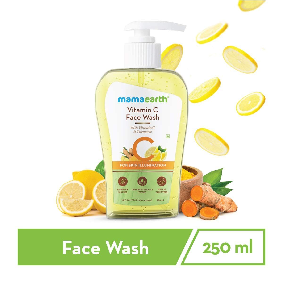 Vitamin C Face Wash with Vitamin C and Turmeric for Skin Illumination - 250ml