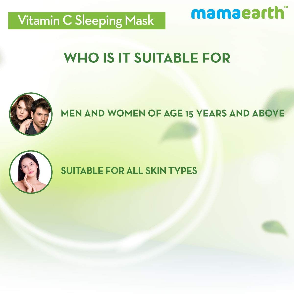 Vitamin C Sleeping Mask with Aloe Vera for Skin Illumination - 100 g