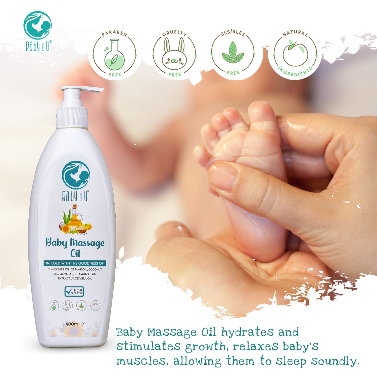 Baby Massage Oil 400 ml