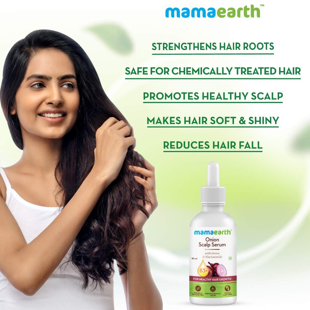Onion Scalp Serum with Onion and Niacinamide for Healthy Hair Growth - 50ml