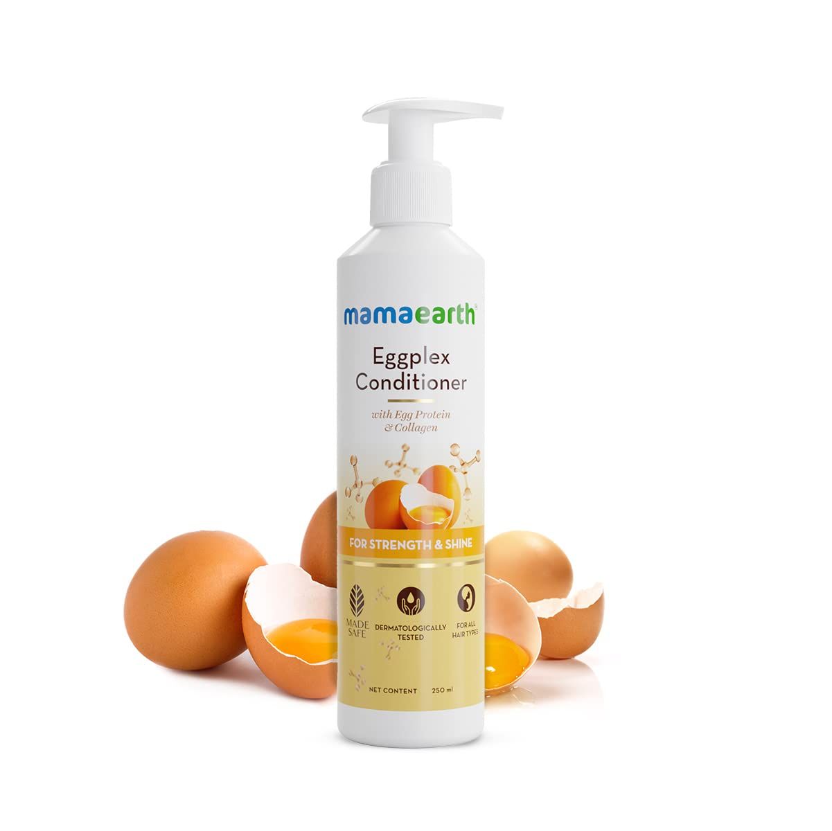 Eggplex Conditioner with Egg Protein & Collagen for Strength & Shine - 250 ml