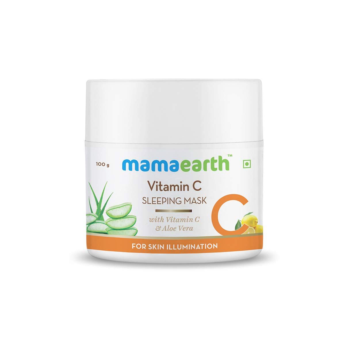 Vitamin C Sleeping Mask with Aloe Vera for Skin Illumination - 100 g