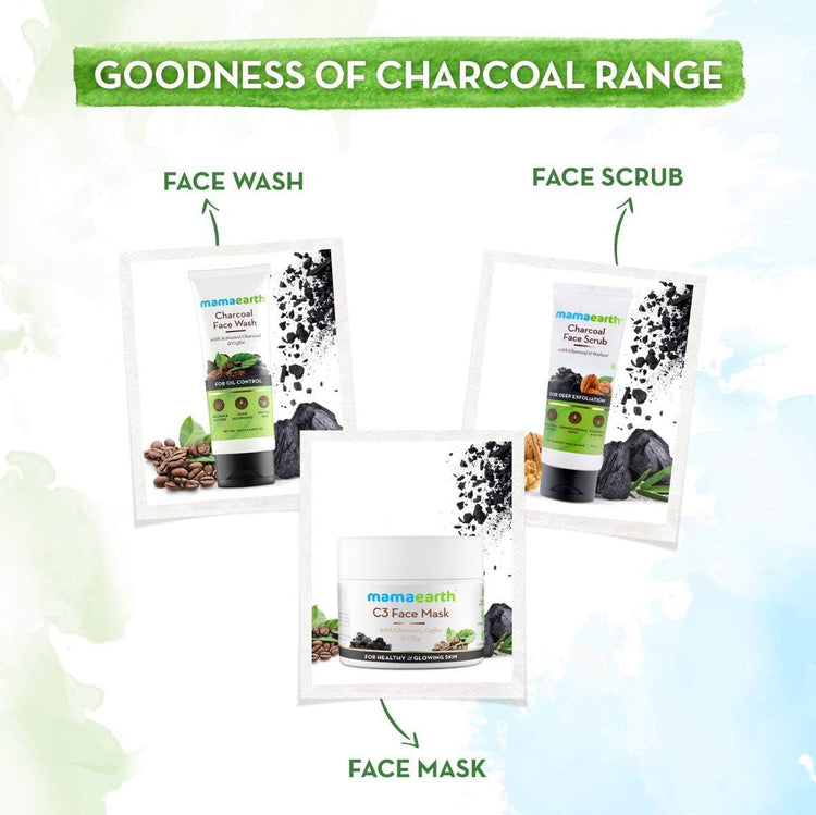 Mamaearth BT CHARCOL NATURAL FACEWASH 100ML