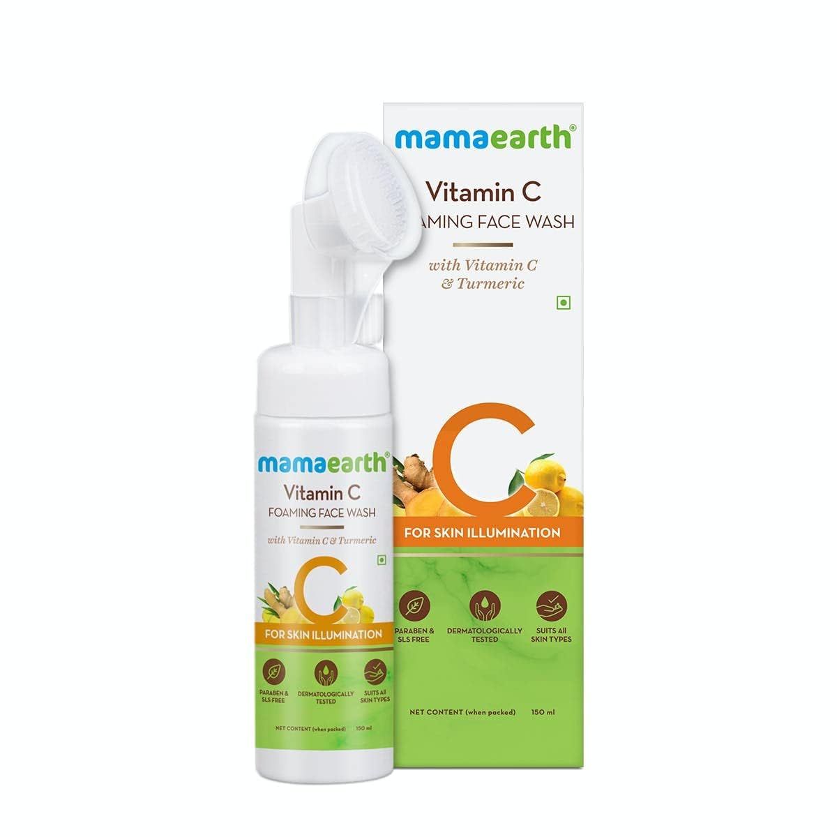 Vitamin C Foaming Face Wash with Vitamin C and Turmeric for Skin Illumination - 150ml