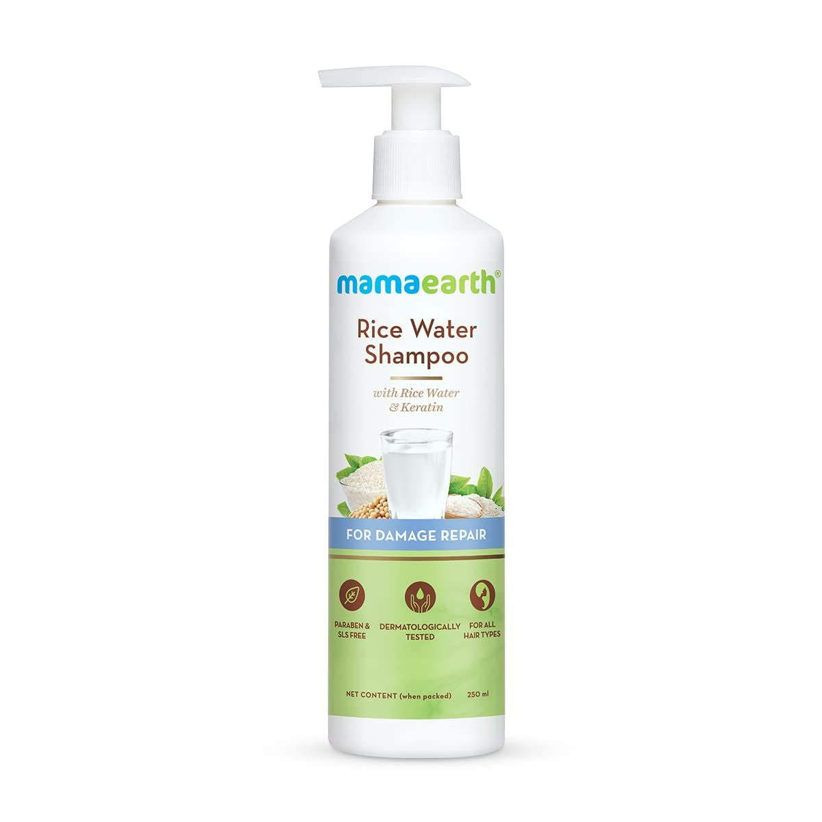 Rice Water Shampoo For Damage Repair - 250ml