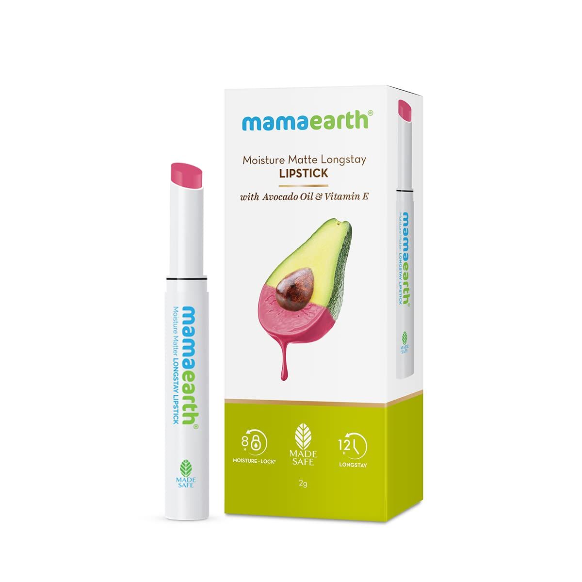 Moisture Matte Long Stay Lipstick - 2g | Candyfloss Pink