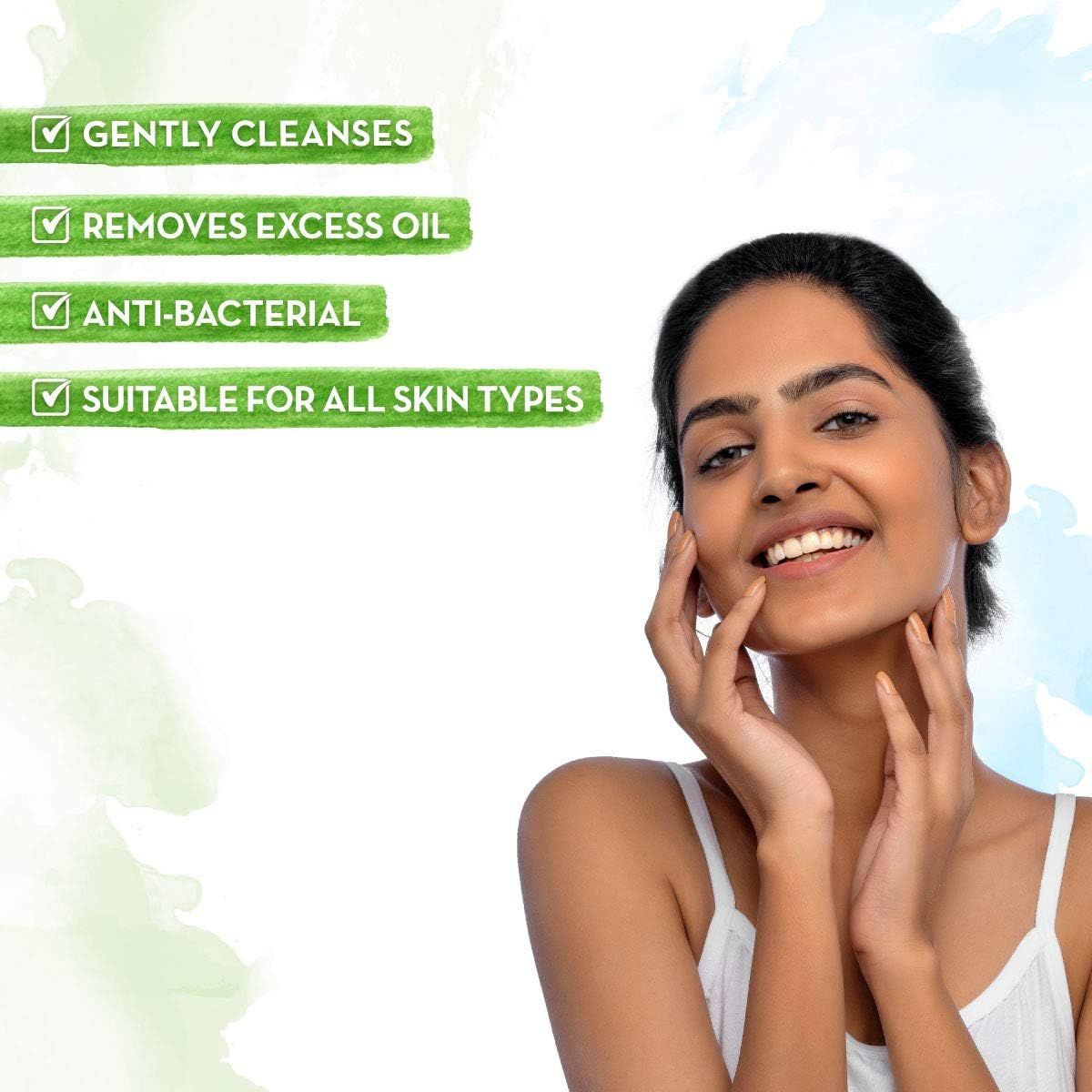 Tea Tree Foaming Face Wash with Tea Tree and Salicylic Acid for Acne and Pimples - 150ml