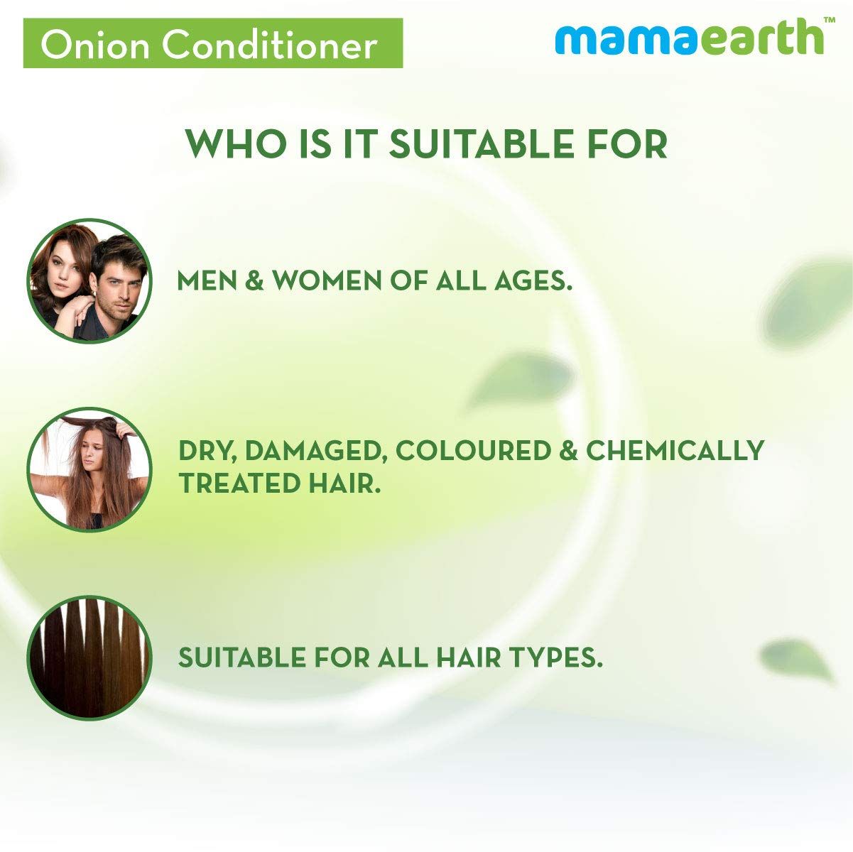 Onion Hair Mask, For Hair Fall Control, With Onion Oil and Organic Bamboo Vinegar, 200ml