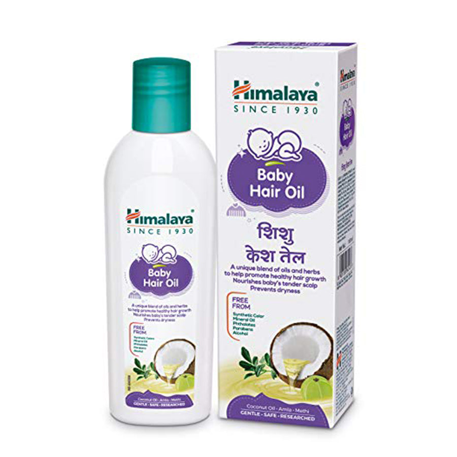 Himalaya Baby Hair Oil 200 ml(1 Count), White