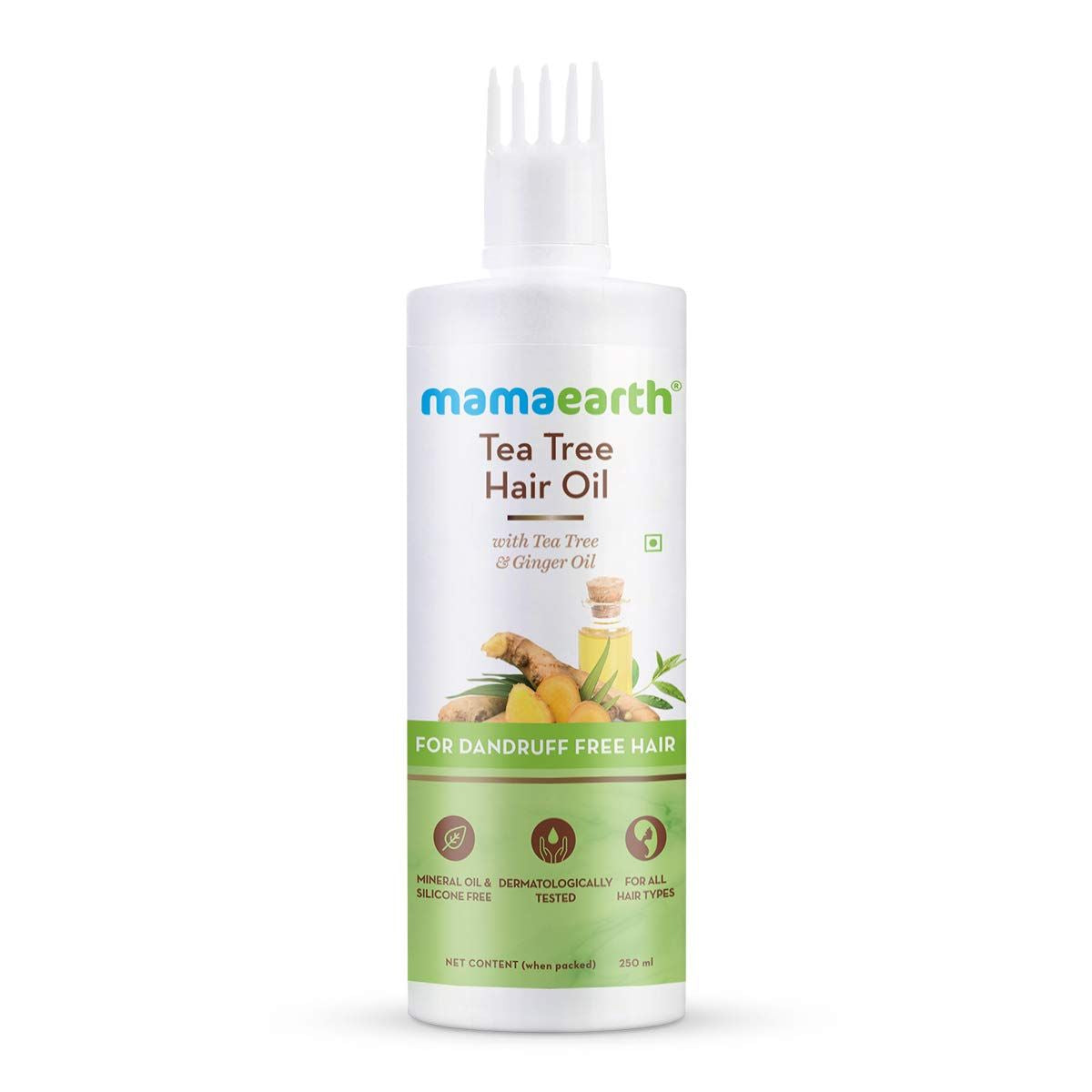 Tea Tree Hair Oil with Tea Tree and Ginger Oil for Dandruff Free Hair - 250ml