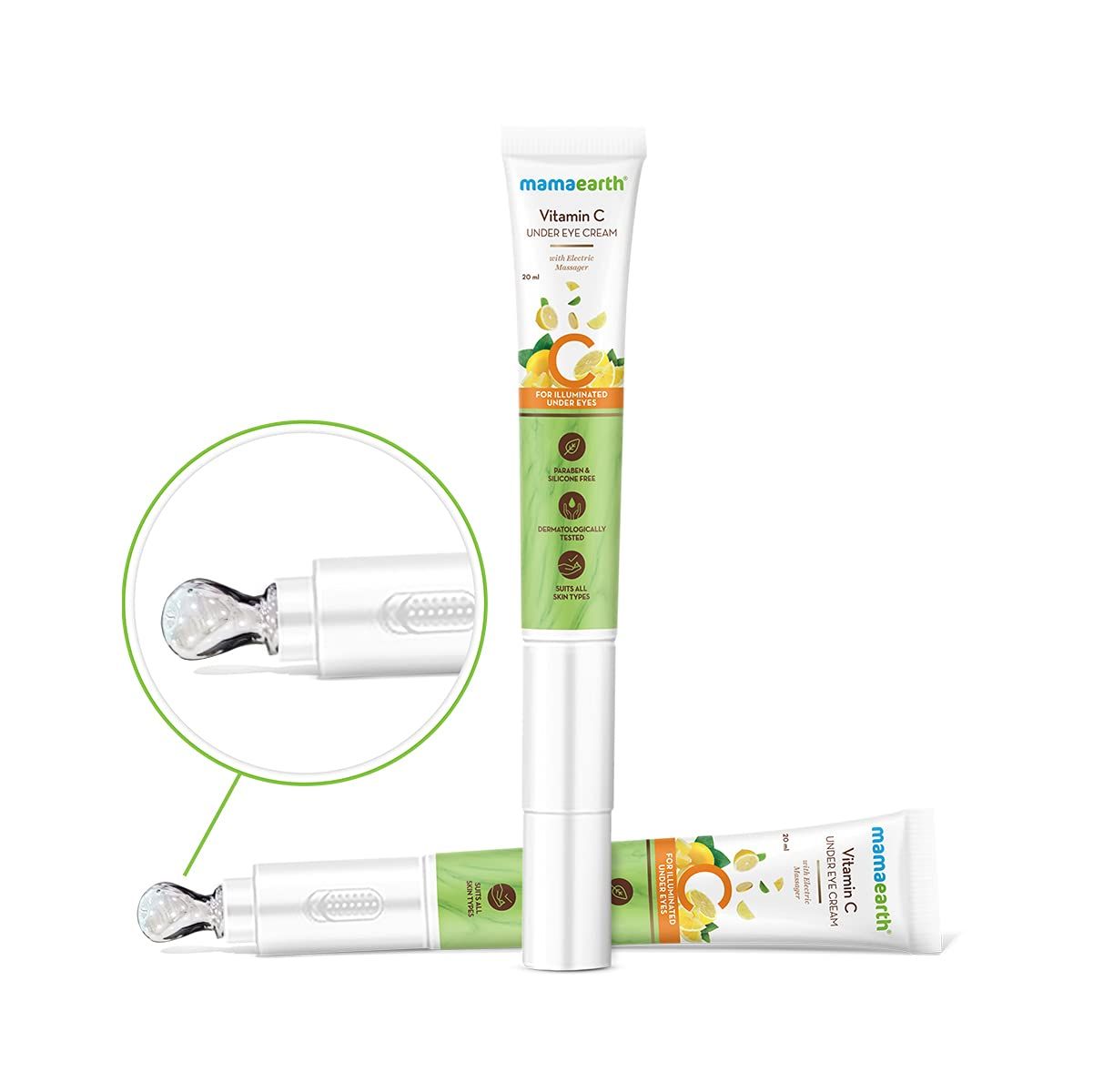 Vitamin C Under Eye Cream with Gotu Kola & Niacinamide for Brightening Under Eyes - 20 ml