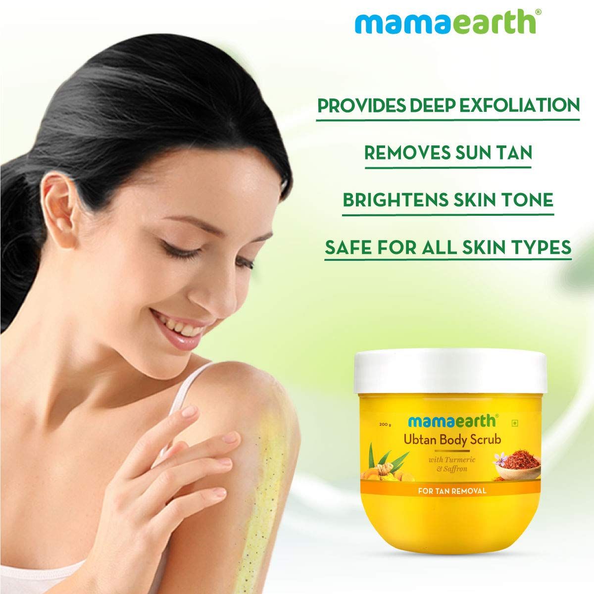 Ubtan Body Wash With Turmeric and Saffron for Glowing Skin - 300 ml