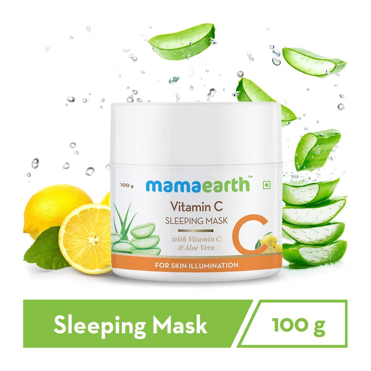 Vitamin C Sleeping Mask with Aloe Vera for Skin Illumination - 100 g
