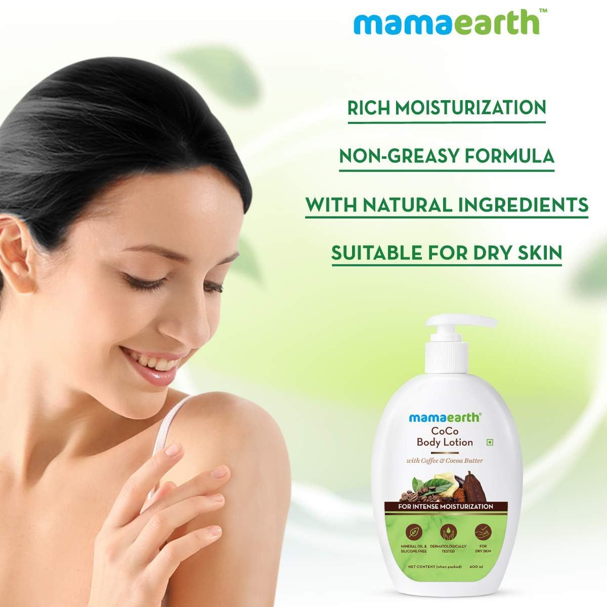 CoCo Body Lotion With Coffee and Cocoa for Intense Moisturization - 400ml