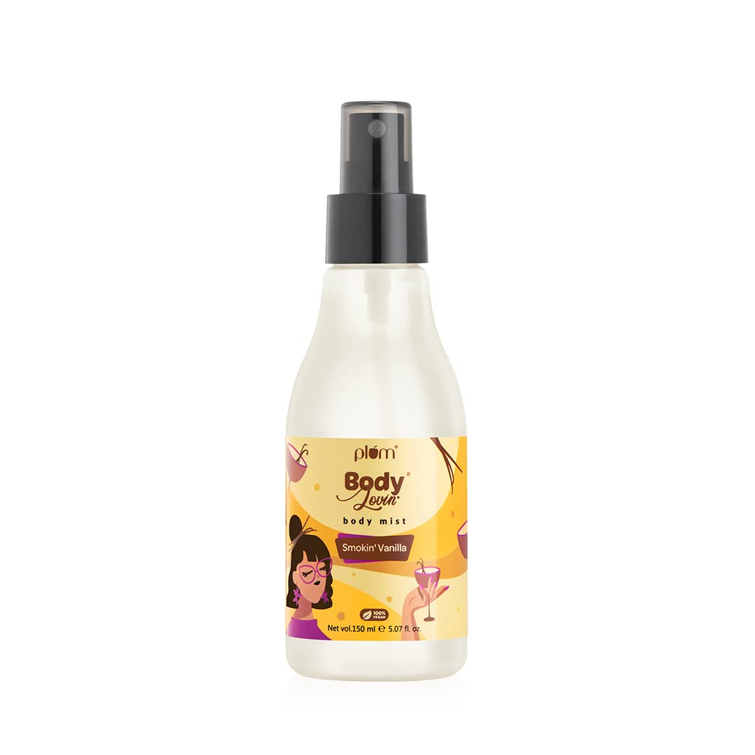 Plum BodyLovin? Smokin? Vanilla Body Mist | Warm Vanilla Fragrance | Aloe-infused | Instantly Refreshes