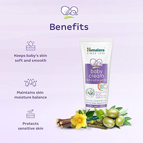 Himalaya Baby Cream, Face Moisturizer & Day Cream, For Dry Skin 200ml