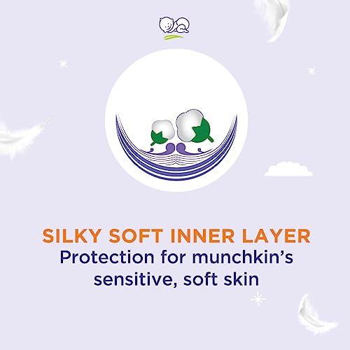 Himalaya Baby Diaper Tape Style, Medium (M), 54 Count, (7 - 12 kg), With Anti-Rash Shield, Indian Aloe Vera and Yashad Bhasma, Silky Soft Inner Layer