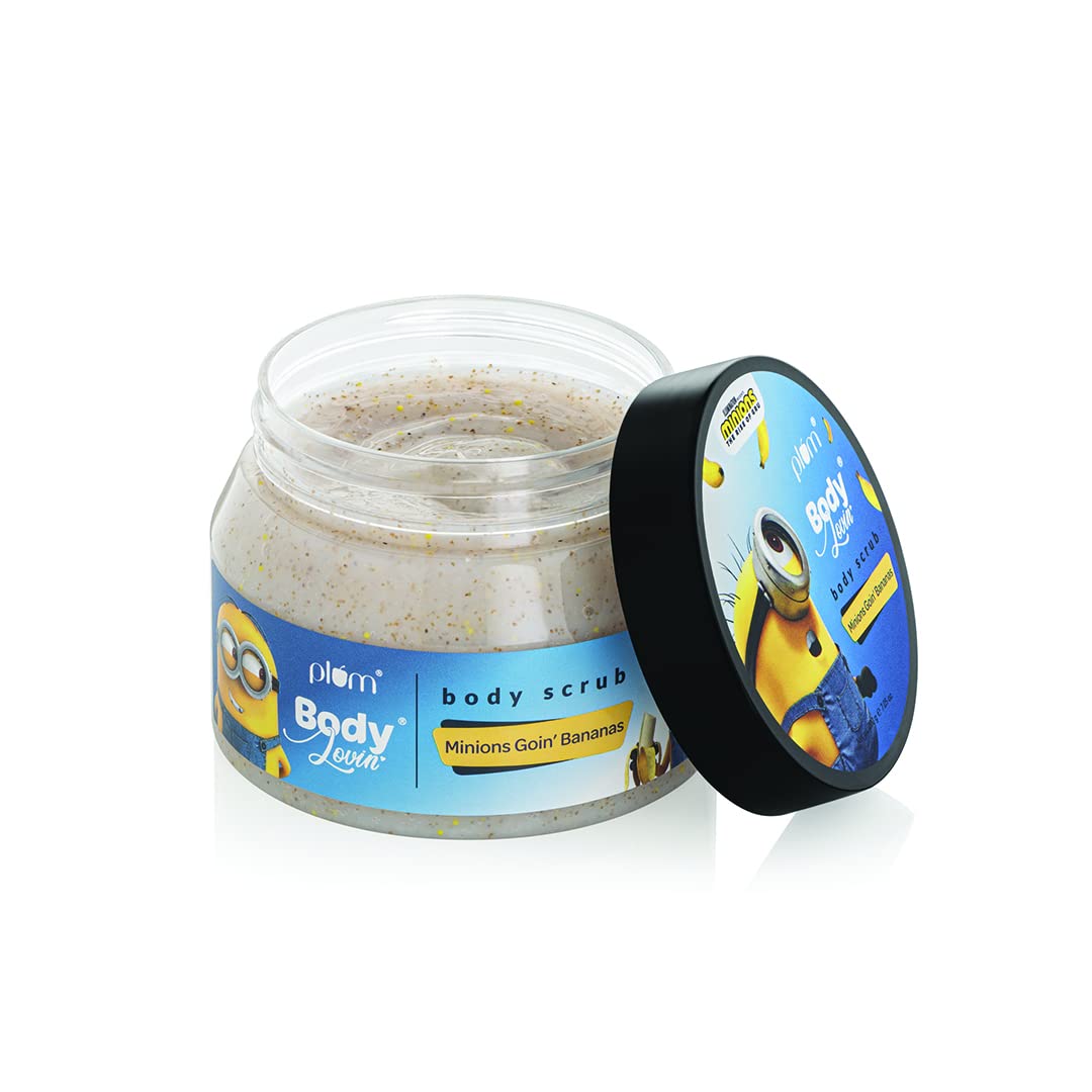 Plum BodyLovin? Minions Goin? Bananas Body Scrub | Skin Polishing | Nourishing | Bananas Fragrance | All Skin Types
