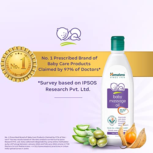 Himalaya Baby Massage Oil (200ml, White)