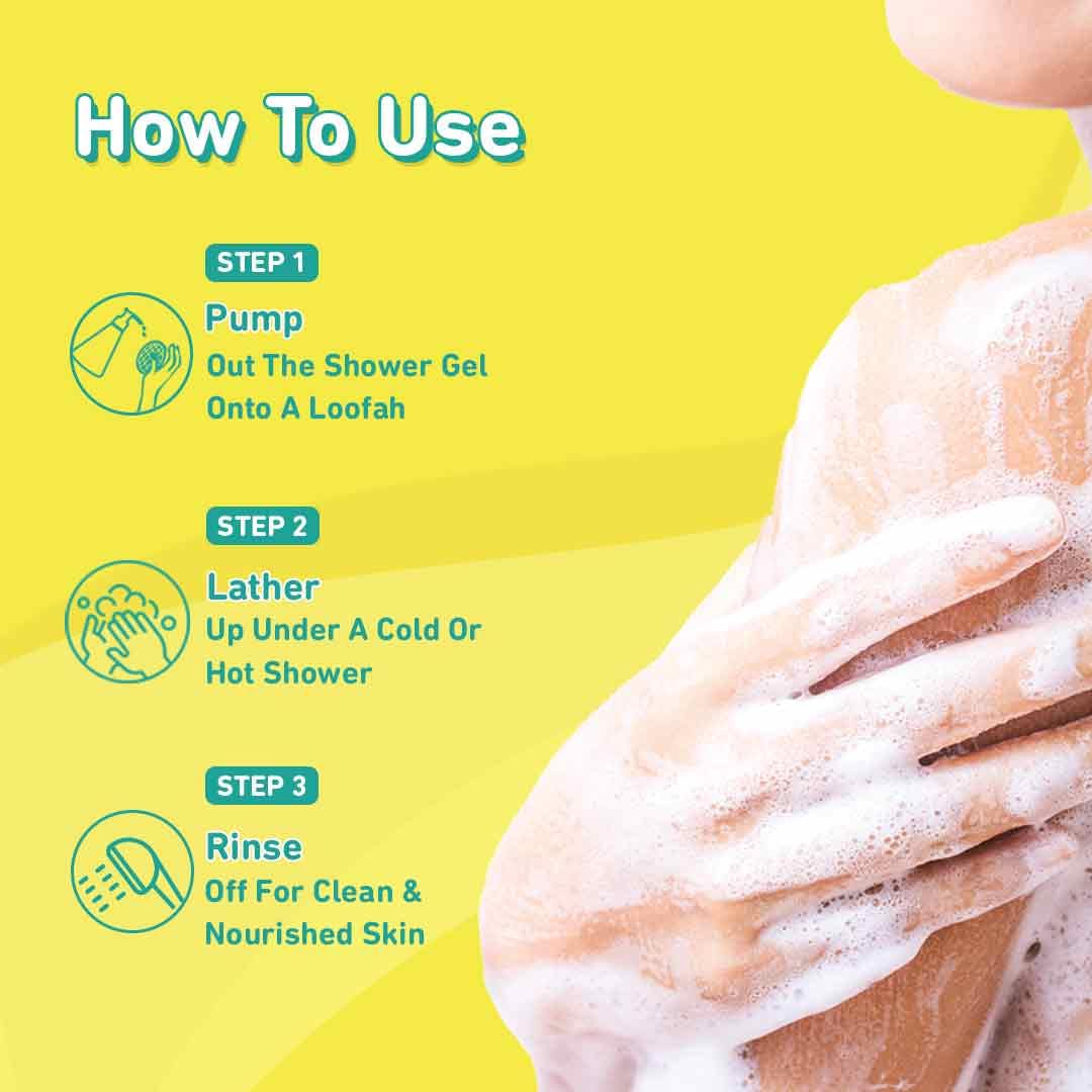 Plum BodyLovin' Hawaiian Rumba Shower Gel | Sulphate-free Bodywash for all-skin types | Fresh Aqua Fragrance for Soft Skin | Nourishing Body Cleanser for long lasting freshness | 240 ml