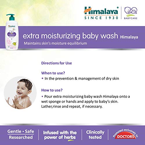 Himalaya Extra Moisturizing Baby Wash, 400 ml