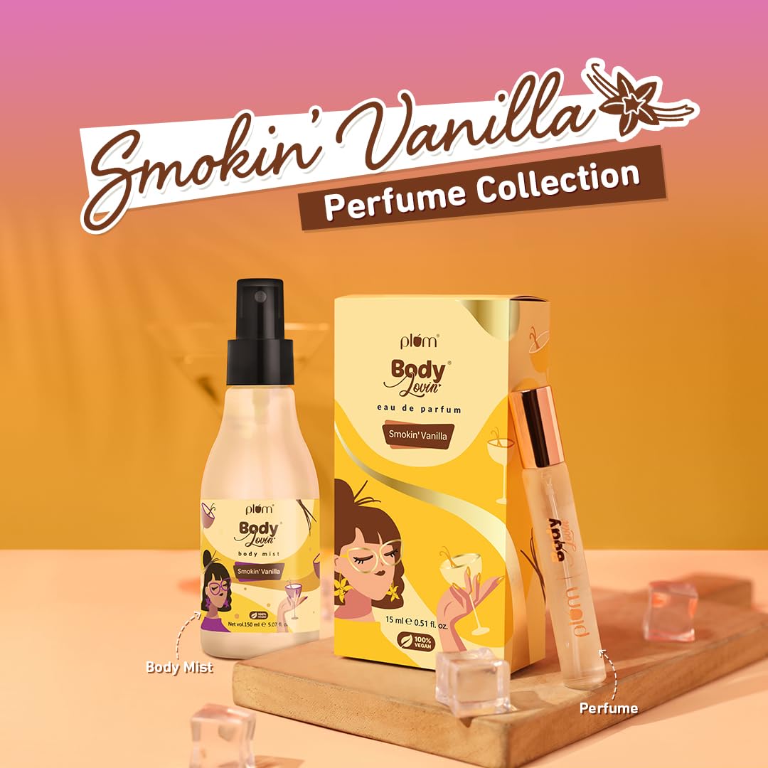 Plum BodyLovin? Smokin? Vanilla Body Mist | Warm Vanilla Fragrance | Aloe-infused | Instantly Refreshes