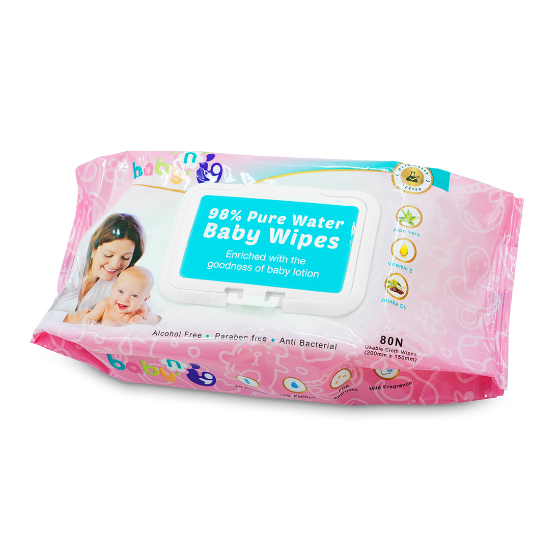 98% Pure Water Baby Wipes